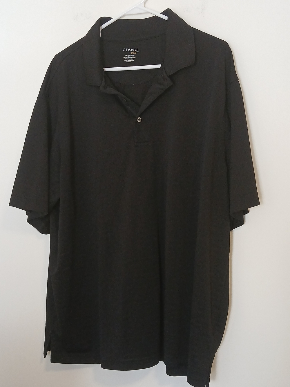 George Black Short-Sleeve Polo Shirt